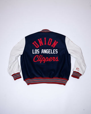 Union x LA Clippers Settlemiers Varsity Jacket - Apparel - Navy - 20-000532-S