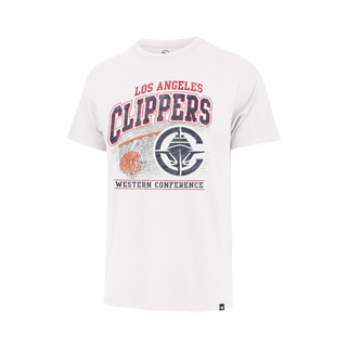 White Clippers Western Conference Graphic T-Shirt - LA CLIPPERS TEAM STORE47 Brand20 - 000167 - S