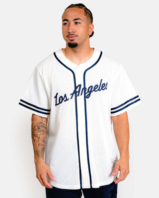 White Los Angeles Baseball Jersey - Apparel - White - 20-000371-S