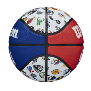 Wilson Red, White and Blue NBA All Team Rubber Basketball - Accessories - 80 - 000015