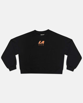 Women’s City Edition Cropped LA Star Crewneck - Apparel - Black - 30-000116-XS