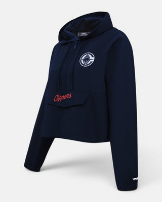 Women’s Clippers Half Zip Windbreaker Jacket - Navy - 30-000025-XS