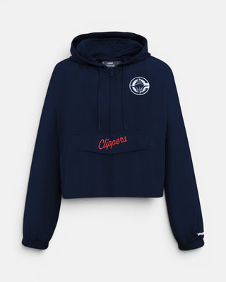 Women’s Clippers Half Zip Windbreaker Jacket - Navy - 30-000025-XS