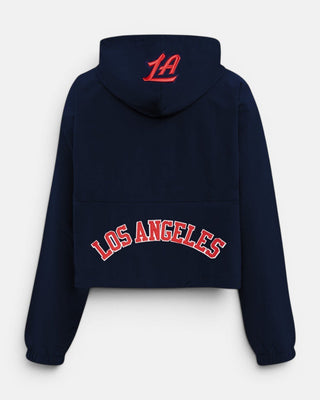 Women’s Clippers Half Zip Windbreaker Jacket - Navy - 30-000025-XS