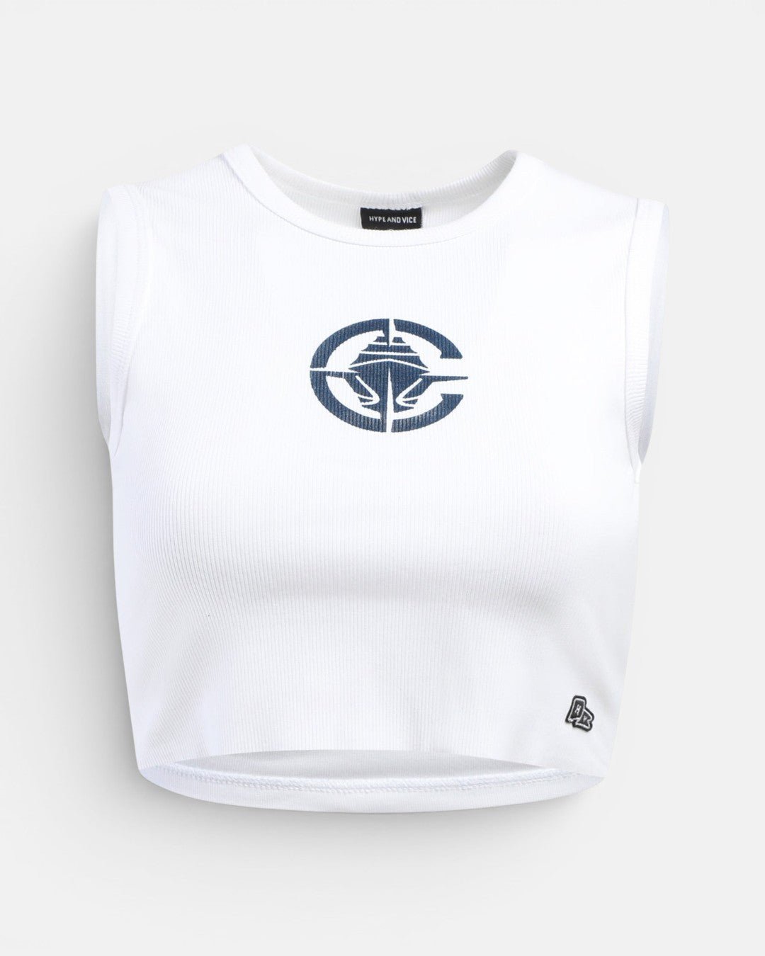 Women’s Cut Off Tank - White - 30-000031-S