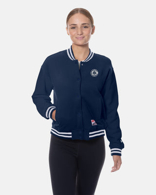 Women's Fleece Varsity Jacket - Apparel - Navy - 30-000086-XS