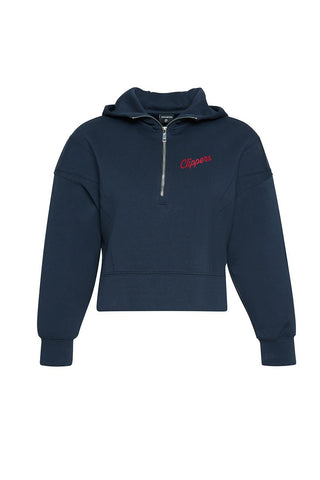 Women's Hype and Vice Clippers Sport Half Zip Sweatshirt - Apparel - Navy - 30-000101-XS