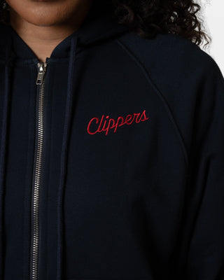 Women's Hype and Vice Clippers Sport Half Zip Sweatshirt - Apparel - Navy - 30-000101-XS