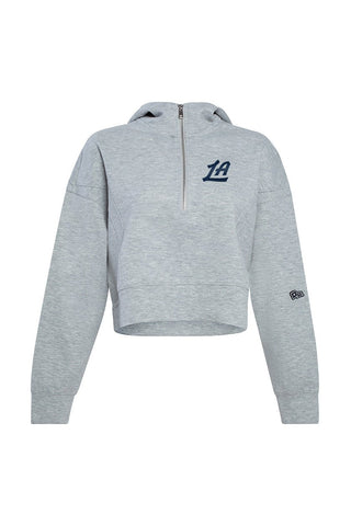 Women's Hype and Vice LA Sport Half Zip Sweatshirt - Apparel - Heather Gray - 30-000102-XS