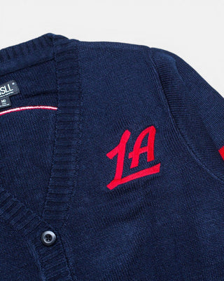 Women’s LA Cropped Cardigan - Navy - 30-000050-XS