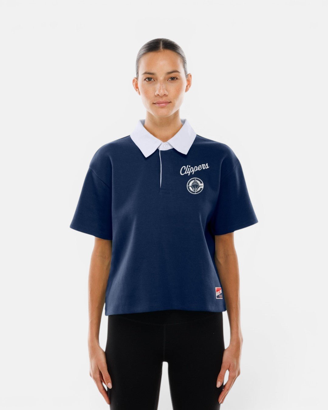 Womens Navy Boxy Polo - Apparel - Navy - 30-000084-XS