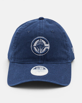 Women's Navy Primary Logo Glitz Adjustable Hat - Headwear - Navy - 61-000001