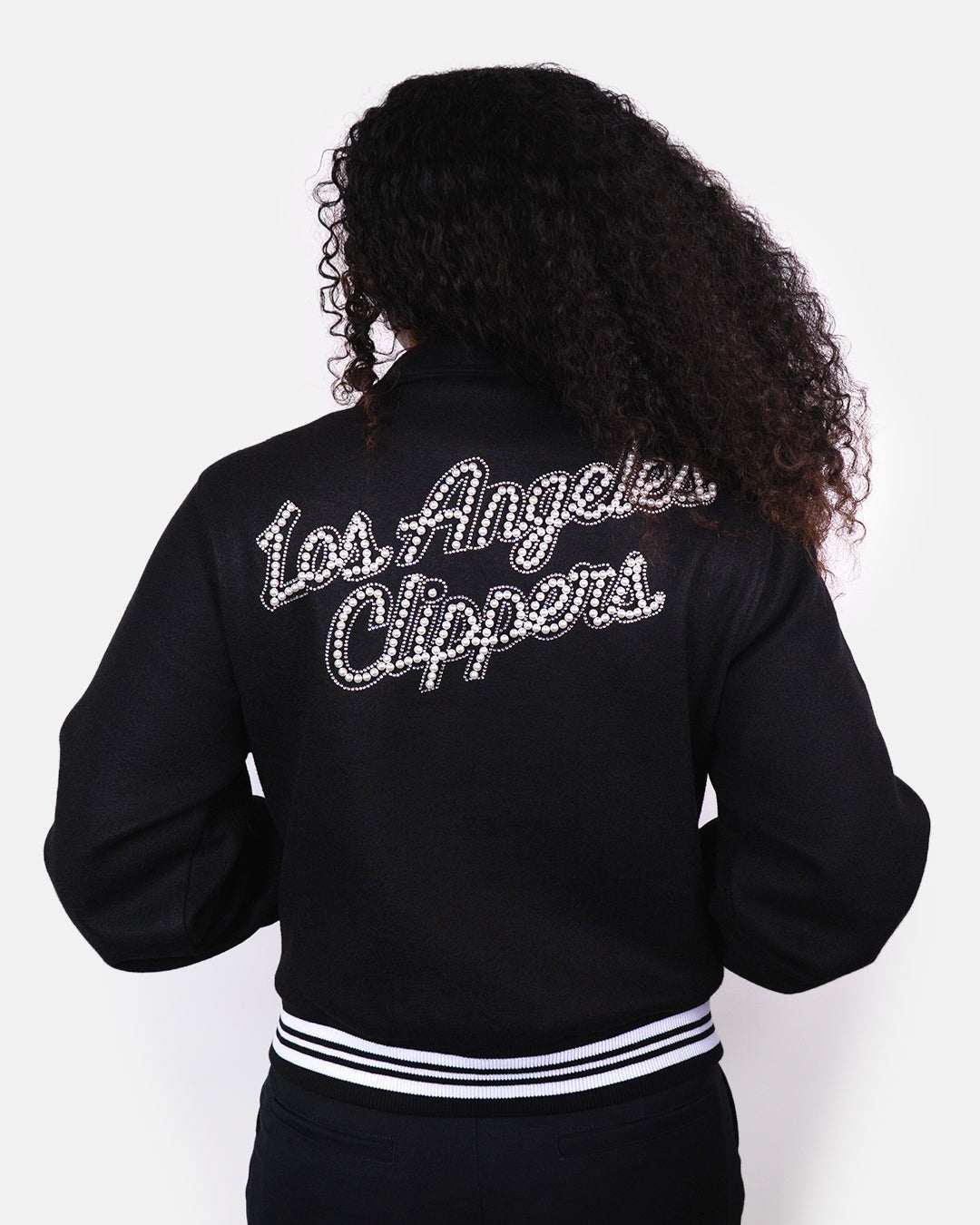 Women's Pearl Varsity Jacket - Apparel - Black - 30-000131-XS