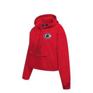 Women’s Red Clippers Half Zip Windbreaker Jacket - LA CLIPPERS TEAM STOREPro Standard30 - 000080 - XS
