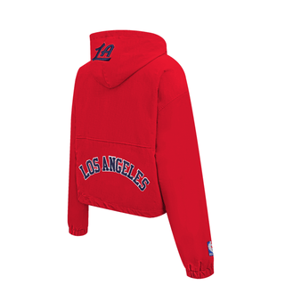 Women’s Red Clippers Half Zip Windbreaker Jacket - LA CLIPPERS TEAM STOREPro Standard30 - 000080 - XS