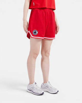 Women’s Red Clippers Mesh Short - Red - 31-000018-XS
