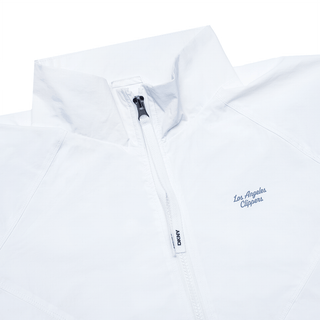 Women’s White LA Clippers Full Zip Windbreaker Jacket - LA CLIPPERS TEAM STOREDKNY30 - 000076 - XS