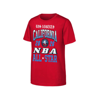 Youth 2026 NBA All - Star Red Graphic T-Shirt - Apparel - Red - 40 - 000117 - S