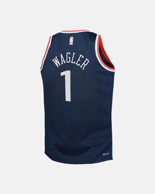 Youth Keaton Wagler Icon Jersey - Jerseys - Navy - 12-000127-S