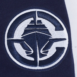 Youth LA Clippers Classic Patch Zip Hoodie - Apparel - Navy - 40-000056-S