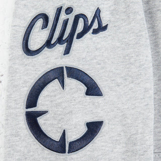 Youth LA Clippers Pro Standard Heather Grey Patch Hoodie - Apparel - Gray - 40-000058-S