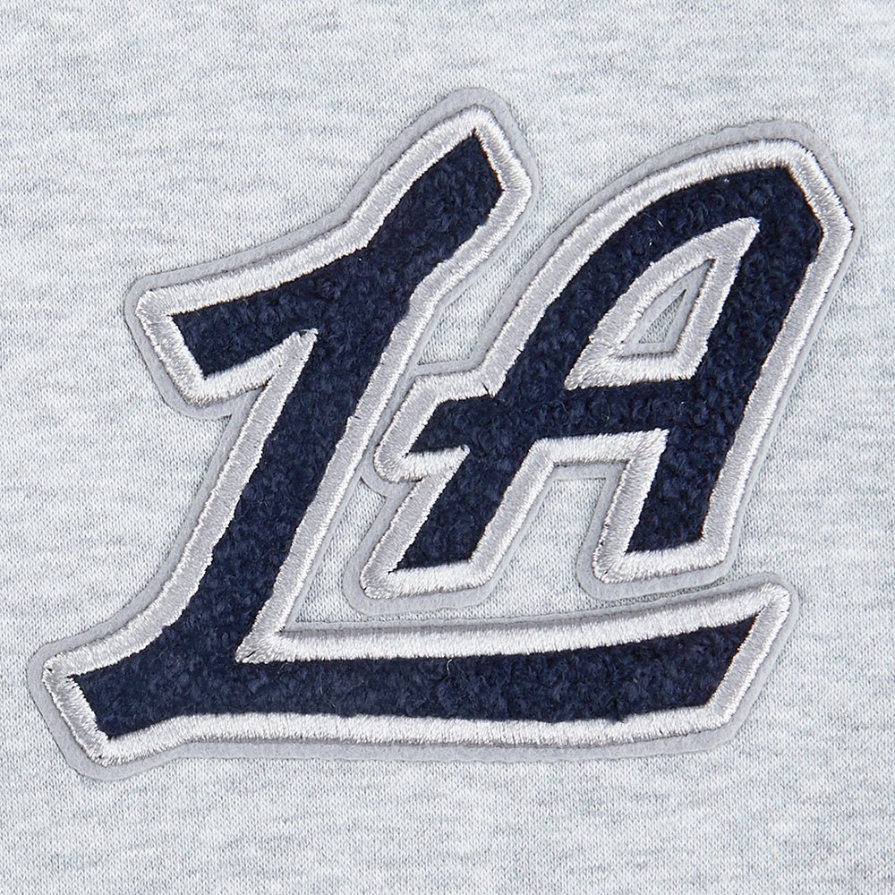 Youth LA Clippers Pro Standard Heather Grey Patch Hoodie - Apparel - Gray - 40-000058-S