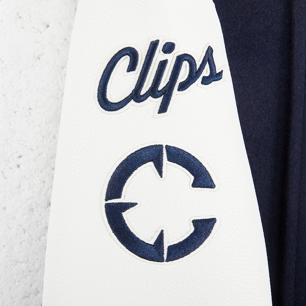 Youth LA Clippers Varsity Jacket - Apparel - Navy - 40-000054-S