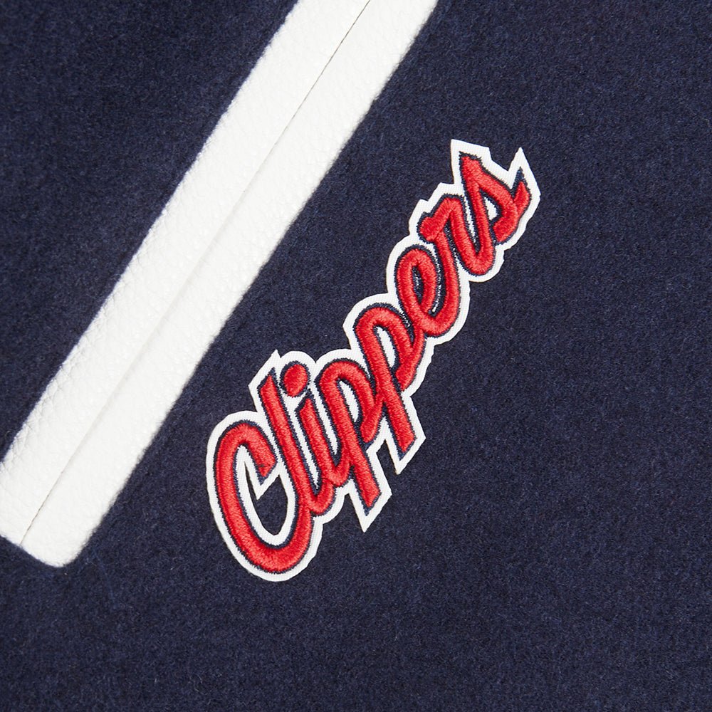 Youth LA Clippers Varsity Jacket - Apparel - Navy - 40-000054-S