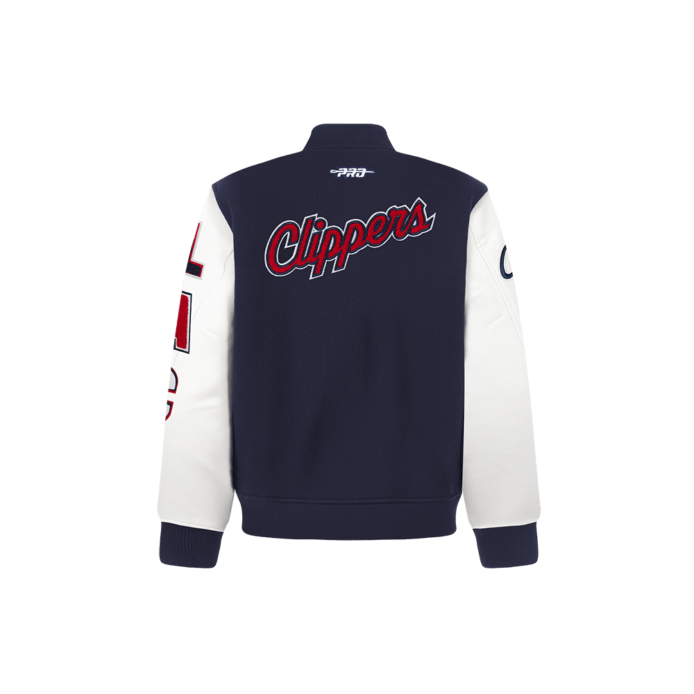 Youth LA Clippers Varsity Jacket - Apparel - Navy - 40-000054-S