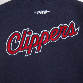 Youth LA Clippers Varsity Jacket - Apparel - Navy - 40-000054-S