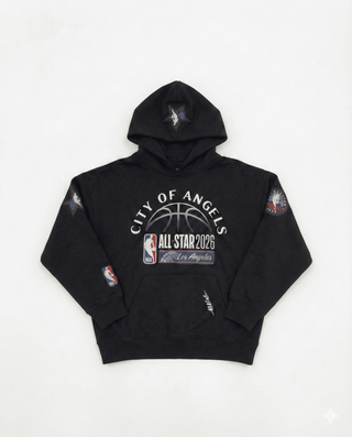 Youth NBA All - Star 2026 Los Angeles "City of Angels" Hoodie - Apparel - Black - 40-000123-S