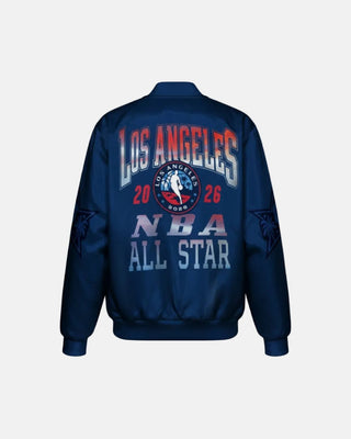 Youth NBA All - Star 2026 Los Angeles Sunset Satin Jacket - Apparel - Navy - 40-000121-S
