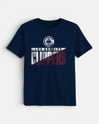 Youth Split Color Graphic Tee - Apparel - Navy - 40-000089-S